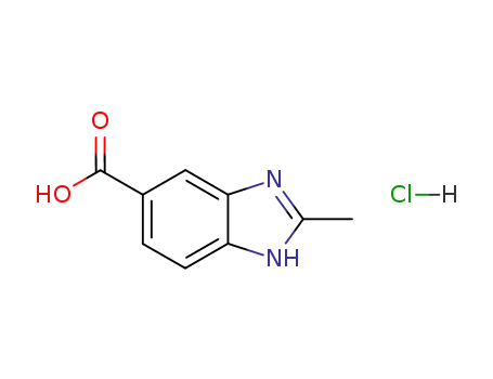 2-methyl-1H-1,3-benzodiazole-5-carboxylic acid hydrochloride
