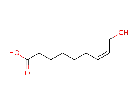 Molecular Structure of 106541-94-0 (TRANS-9-HYDROXY-7-NONENOIC ACID)