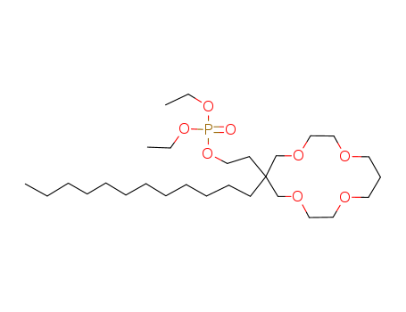 6-DODECYL(14-CROWN-4)-6-ETHANOL DIETHYLPHOSPHATE