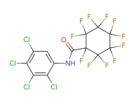1,2,2,3,3,4,4,5,5,6,6-undecafluoro-N-(2,3,4,5-tetrachlorophenyl)cyclohexanecarboxamide