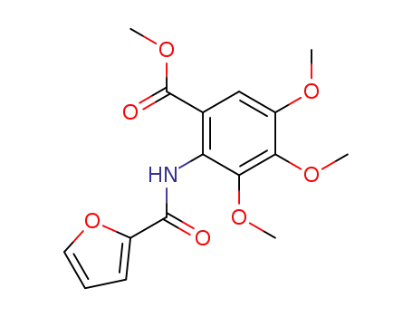 2-(furan-2-carbonylamino)-3,4,5-trimethoxy-benzoic acid methyl ester