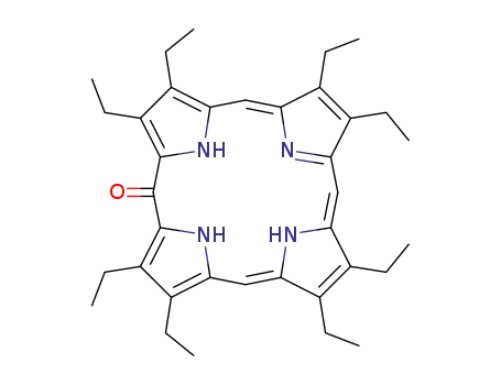 Molecular Structure of 14287-39-9 (2,3,7,8,12,13,17,18-octaethyloxophlorin)