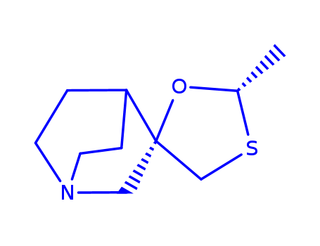Spiro[1-azabicyclo[2.2.2]octane-3,5'-[1,3]oxathiolane],2'-methyl-, (2'R,3R)-rel-