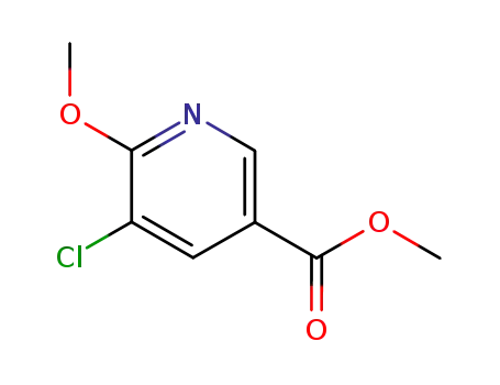 Molecular Structure of 220656-93-9 (Methyl 5-chloro-6-methoxynicotinate)