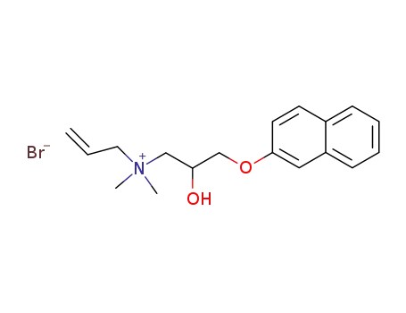 N-(2-Hydroxy-3-(2-naphthalenyloxy)propyl)-N,N-dimethyl-2-propen-1-aminium bromide