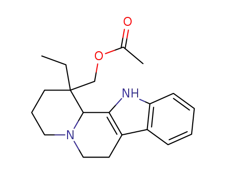(+)-1-acetyloxymethyl-1-ethyl-1,2,3,4,6,7,12,12b-octahydroindolo[2,3-a]quinolizine