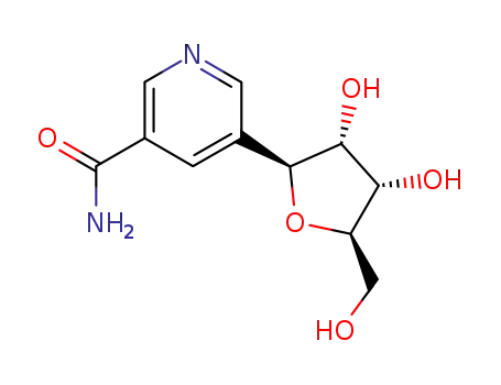 Molecular Structure of 107325-67-7 (5-ribofuranosylnicotinamide)