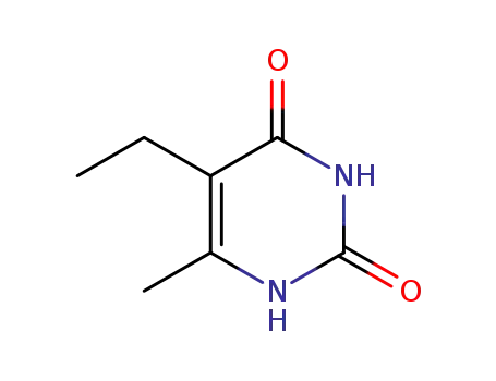 Molecular Structure of 10606-53-8 (5-ethyl-6-methylpyrimidine-2,4(1H,3H)-dione)