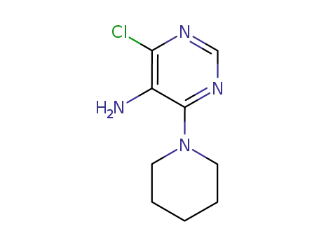 4-클로로-6-피페리딘-1-일-피리미딘-5-일라민