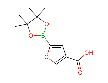 Molecular Structure of 1073354-94-5 (4-Carboxyfuran-2-boronic acid pinacol ester)