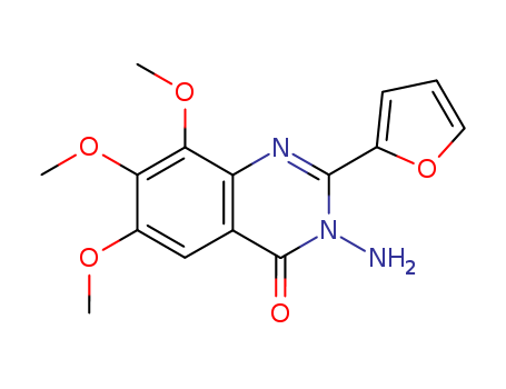 4(3H)-QUINAZOLINONE,3-AMINO-2-(2-FURYL)-6,7,8-TRIMETHOXY-