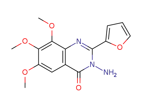 4(3H)-Quinazolinone,  3-amino-2-(2-furyl)-6,7,8-trimethoxy-  (6CI)