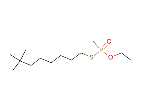 Molecular Structure of 1068-39-9 (S-(7,7-dimethyloctyl) O-ethyl methylphosphonothioate)