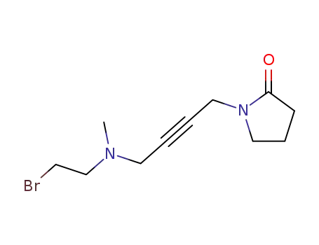 N-(4-((2-bromoethyl)methylamino)-2-butynyl)-2-pyrrolidone