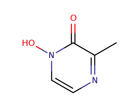 Molecular Structure of 105985-13-5 (2(1H)-Pyrazinone,1-hydroxy-3-methyl-(9CI))