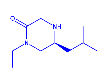 Piperazinone, 1-ethyl-5-(2-methylpropyl)-, (S)- (9CI)