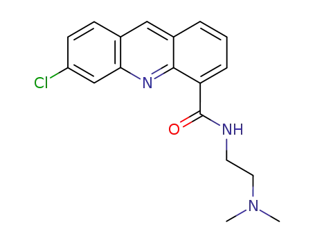 Molecular Structure of 106626-77-1 (6-chloro-N-[2-(dimethylamino)ethyl]acridine-4-carboxamide)
