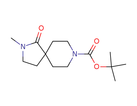 Molecular Structure of 1061683-09-7 (2,8-Diazaspiro[4.5]decane-8-carboxylic acid, 2-methyl-1-oxo-, 1,1-dimethylethyl ester)