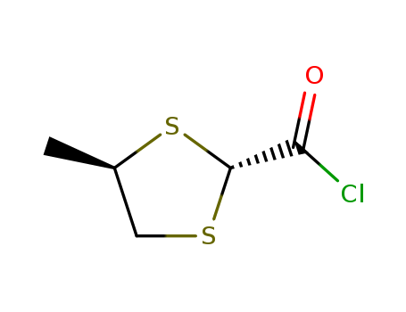 1,3-DITHIOLANE-2-CARBONYL CHLORIDE,4-METHYL-,TRANS-