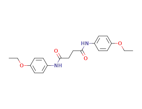 Molecular Structure of 106842-70-0 (N,N'-bis(4-ethoxyphenyl)succinamide)