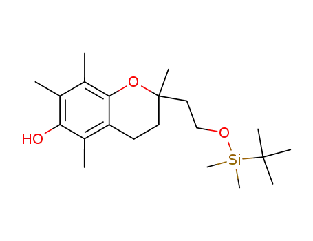 2-(3,4-dihydro-6-hydroxy-2,5,7,8-tetramethyl-2H-1-benzopyran-2-yl)(tert-butyldimethylsilyloxy)ethane