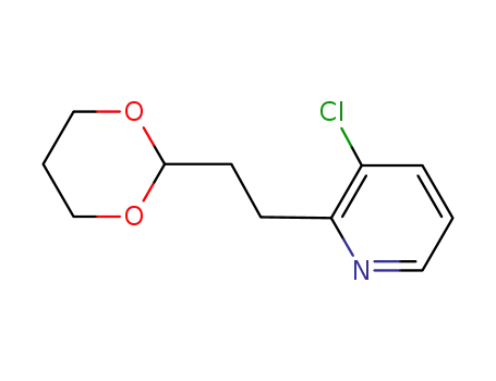 3-chloro-2-(2-[1,3]dioxan-2-ylethyl)pyridine