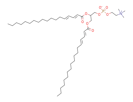 Molecular Structure of 107173-11-5 (L-ALPHA-PHOSPHATIDYLCHOLINE, DI-TRANS-2, TRANS-4-OCTADECADIENOYL)