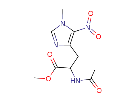 methyl N-acetyl-1-methyl-5-nitro-L-histidinate