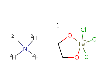 Tellurate(1-),trichloro[1,2-ethanediolato(2-)-kO1,kO2]-, ammonium (1:1), (SP-5-22)-