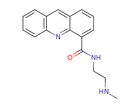 Molecular Structure of 106626-62-4 (N-[2-(methylamino)ethyl]acridine-4-carboxamide)