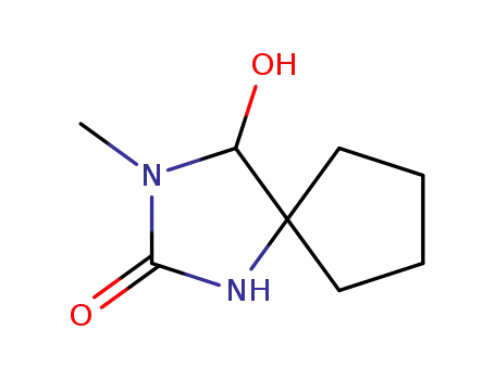 1,3-Diazaspiro[4.4]nonan-2-one,4-hydroxy-3-methyl-(9CI)