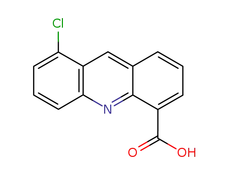 Molecular Structure of 31328-03-7 (8-chloroacridine-4-carboxylic acid)