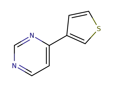 Molecular Structure of 19084-28-7 (Pyrimidine, 4-(3-thienyl)-)
