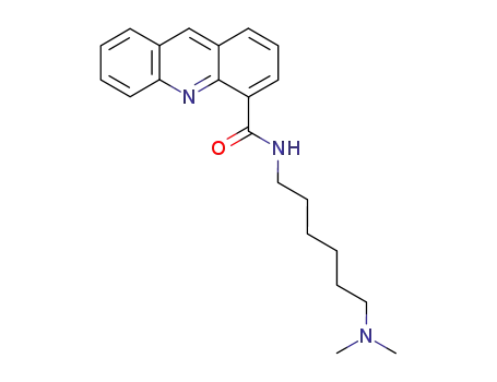 Molecular Structure of 106626-60-2 (N-[6-(dimethylamino)hexyl]acridine-4-carboxamide)
