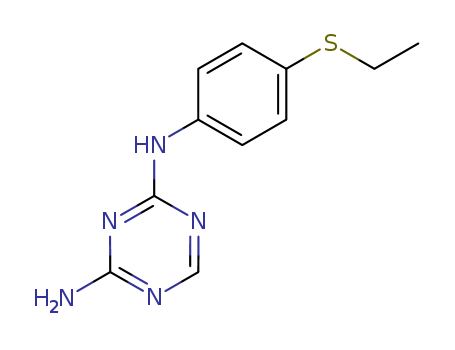 1,3,5-Triazine-2,4-diamine,N2-[4-(ethylthio)phenyl]-