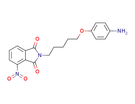 Phthalimide, N-(5-(p-aminophenoxy)pentyl)-3-nitro-