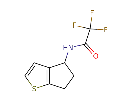 2,2,2-trifluoro-N-(5,6-dihydro-4H-cyclopenta[b]thiophen-4-yl)acetamide