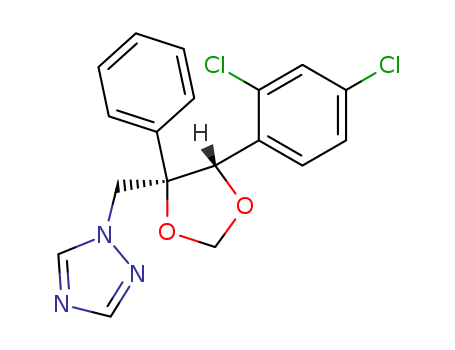 1-(((4S,5R)-5-(2,4-DICHLOROPHENYL)-4-PHENYL-1,3-DIOXOLAN-4-YL)METHYL)-1H-1,2,4-TRIAZOLE