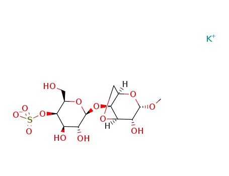 Molecular Structure of 132895-19-3 (methylcarrabioside 4'-sulfate)