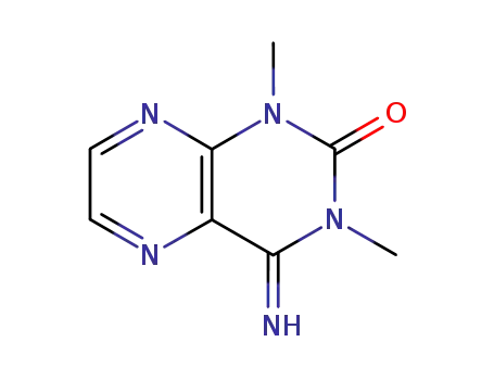 Molecular Structure of 108175-66-2 (4-IMINO-1,3-DIMETHYL-3,4-DIHYDRO-2(1H)-PTERIDINONE)