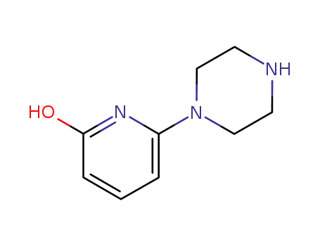Molecular Structure of 108122-24-3 (2(1H)-Pyridinone,6-(1-piperazinyl)-(9CI))
