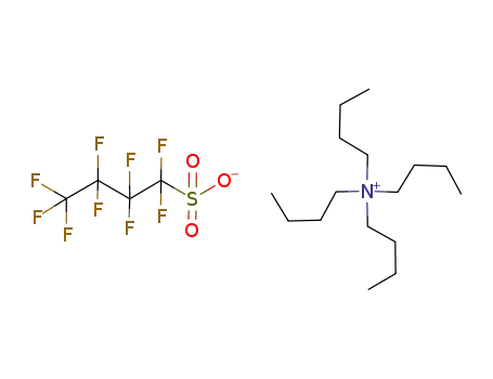 Molecular Structure of 108427-52-7 (PERFLUOROBUTANESULFONIC ACID TETRABUTYLAMMONIUM SALT)