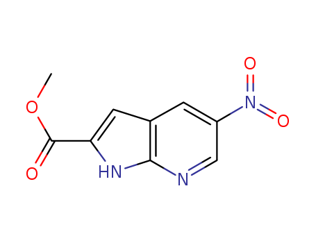 Methyl 5-nitro-7-azaindole-2-carboxylate