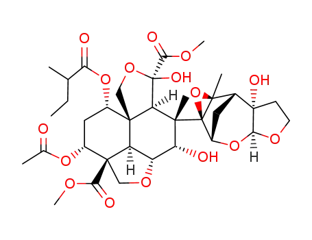 Molecular Structure of 108168-76-9 (Azadirachtin)