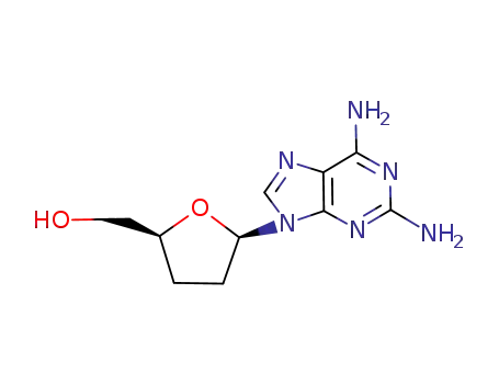 2,6-diaminopurine 2',3'-dideoxyriboside