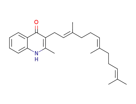 Molecular Structure of 108354-13-8 (aurachin D)