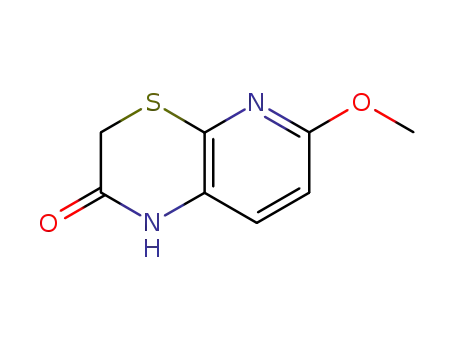 Molecular Structure of 108480-70-2 (1H-Pyrido[2,3-b][1,4]thiazin-2(3H)-one,6-methoxy-(6CI))