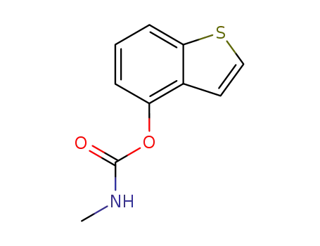 Molecular Structure of 1079-33-0 (1-benzothiophen-4-yl methylcarbamate)
