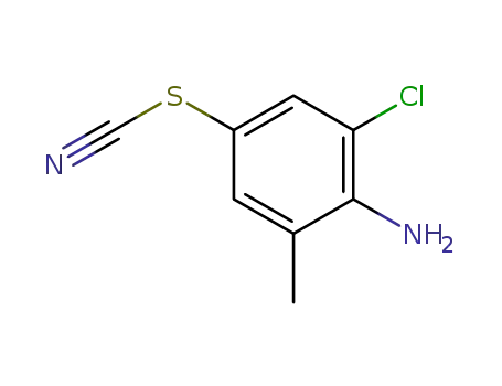 2-chloro-6-methyl-4-thiocyanato-aniline
