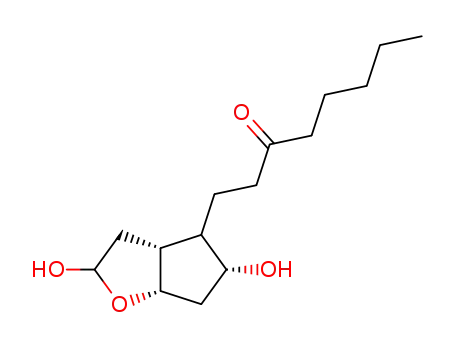 1-((3aR,5R,6aS)-2,5-Dihydroxy-hexahydro-cyclopenta[b]furan-4-yl)-octan-3-one